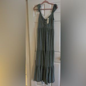 Heather grey maxi dress